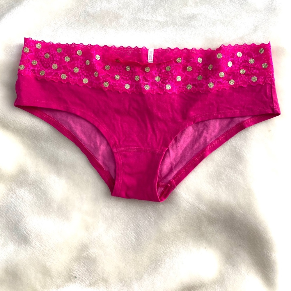Victoria’s Secret PINK Polka Dot Lace Hipster